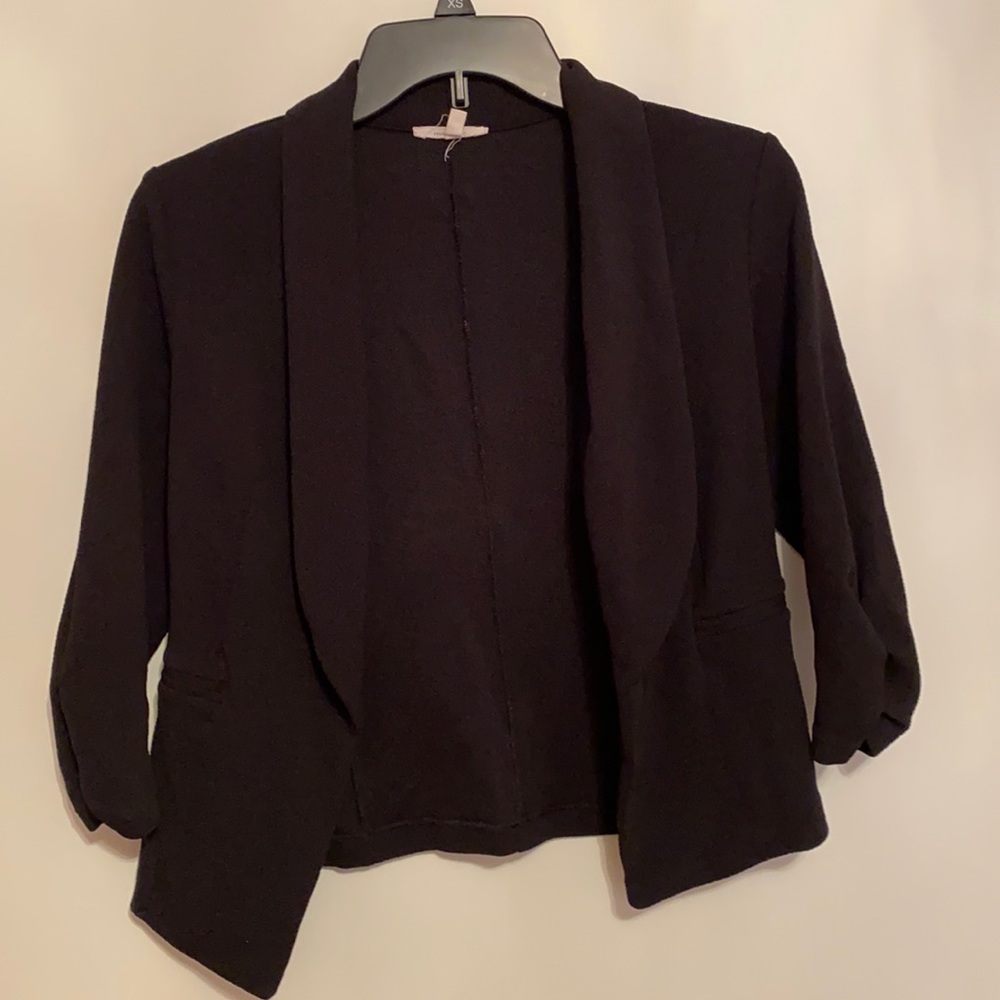 Maurices xsmall 3/4 sleeve black blazer.